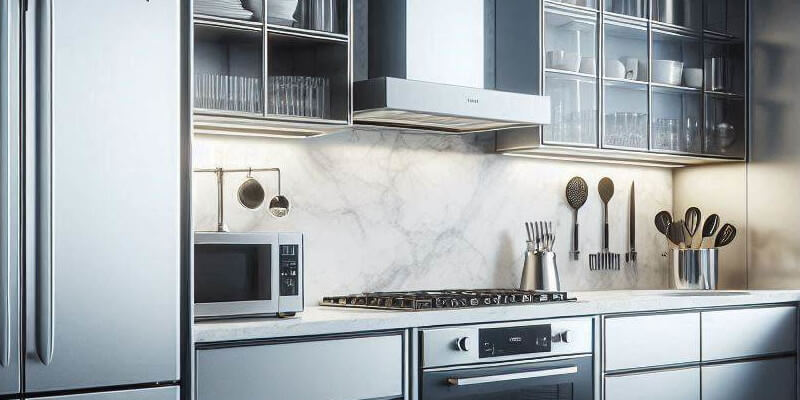 Foto di una cucina moderna (Generata con AI).